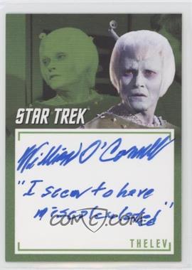 2018 Rittenhouse Star Trek: The Original Series Captain's Collection - Inscription Autographs #A11 - William O'Connell as Thelev
