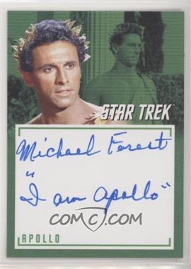 2018 Rittenhouse Star Trek: The Original Series Captain's Collection - Inscription Autographs #A7 - Michael Forest as Apollo