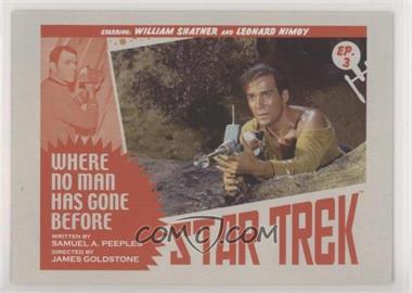 2018 Rittenhouse Star Trek: The Original Series Captain's Collection - Lobby Cards #3 - Where No Man Has Gone Before