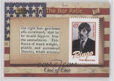 2018 The Bar - Relic #KGRS - King George III, Ringo Starr /1