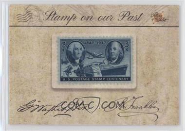 2018 The Bar Pieces of the Past Antiquity Edition - Stamp on Our Past #SP-17 - George Washington, Benjamin Franklin