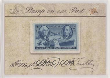 2018 The Bar Pieces of the Past Antiquity Edition - Stamp on Our Past #SP-17 - George Washington, Benjamin Franklin