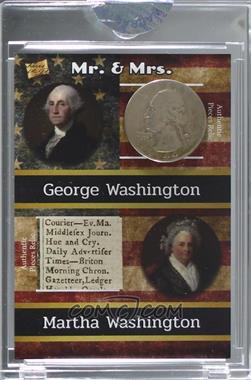 2018 The Bar Pieces of the Past Hybrid Edition - Dual Relics #70 - George Washington, Martha Washington [Uncirculated]