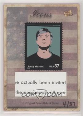 2018 The Bar Pieces of the Past Hybrid Edition - Icons Stamp/Relic #_ANWA - Andy Warhol /37