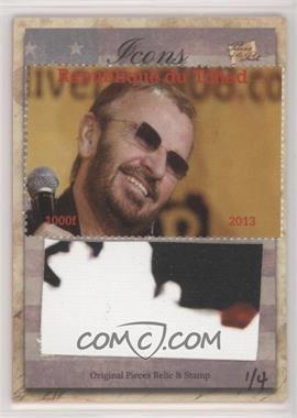 2018 The Bar Pieces of the Past Hybrid Edition - Icons Stamp/Relic #_RIST.2 - Ringo Starr (2013 Stamp) /4