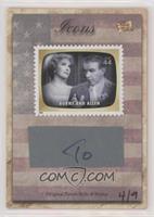 Gracie Allen, George Burns #/9