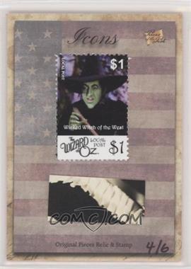 2018 The Bar Pieces of the Past Hybrid Edition - Icons Stamp/Relic #WWoW - Wicked Witch of the West /6