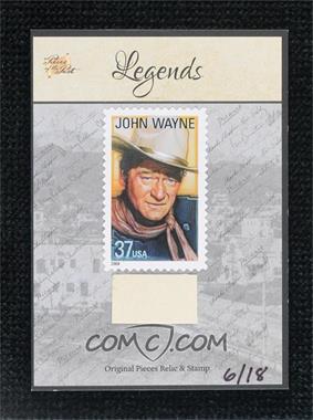 2018 The Bar Pieces of the Past Hybrid Edition - Legends Stamp/Relic #_JOWA - John Wayne /18
