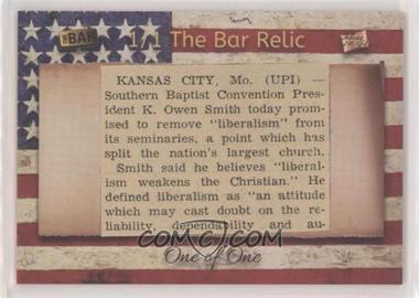 2018 The Bar Pieces of the Past Hybrid Edition - Relic Pieces #_MALK - Martin Luther King Jr. (Original Newspaper) /1