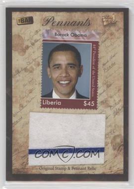 2018 The Bar Pieces of the Past National Edition - Legends Stamp/Relic #_BAOB.1 - Barack Obama