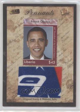 2018 The Bar Pieces of the Past National Edition - Legends Stamp/Relic #_BAOB.1 - Barack Obama