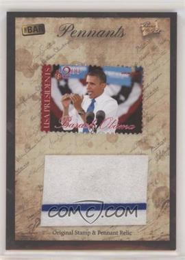 2018 The Bar Pieces of the Past National Edition - Legends Stamp/Relic #_BAOB.4 - Barack Obama ($2.00 Stamp- No Jacket)
