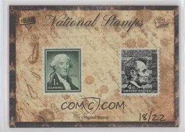 2018 The Bar Pieces of the Past National Edition - National Stamps #GWAL - George Washington, Abraham Lincoln /22