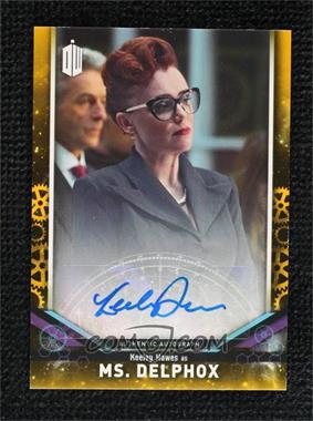 2018 Topps Doctor Who Signature Series - [Base] - Gold #DWA-KH - Keeley Hawes as Ms. Delphox /1