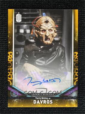 2018 Topps Doctor Who Signature Series - [Base] - Gold #DWA-TM - Terry Molloy as Davros /1