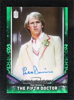 2018 Topps Doctor Who Signature Series - [Base] - Green #DWA-PD - Peter Davison as The Fifth Doctor /50