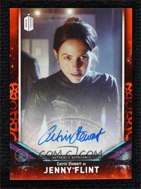 2018 Topps Doctor Who Signature Series - [Base] - Orange #DWA-CS - Catrin Stewart as Jenny Flint /10