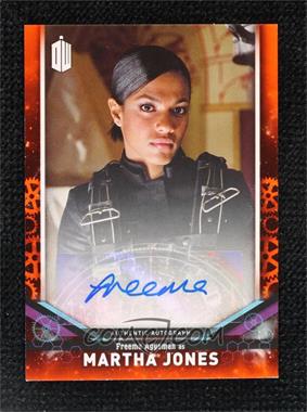 2018 Topps Doctor Who Signature Series - [Base] - Orange #DWA-FA - Freema Agyeman as Martha Jones /10