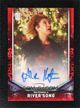 2018 Topps Doctor Who Signature Series - [Base] - Red #DWA-AKS - Alex Kingston as River Song /5