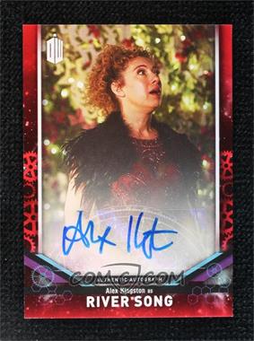 2018 Topps Doctor Who Signature Series - [Base] - Red #DWA-AKS - Alex Kingston as River Song /5
