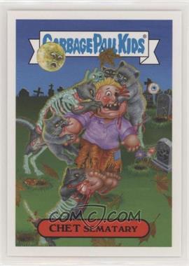 2018 Topps Garbage Pail Kids Oh, the Horror-ible - '80s Horror Sticker #8a - Chet Sematary [EX to NM]