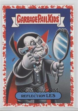 2018 Topps Garbage Pail Kids Oh, the Horror-ible - Classic Film Monster Sticker - Bloody Nose #4a - REFLECTION LES /75