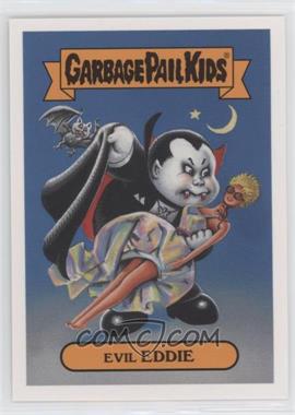 2018 Topps Garbage Pail Kids Oh, the Horror-ible - Classic Monsters Stickers #1b - Evil Eddie
