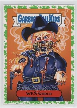 2018 Topps Garbage Pail Kids Oh, the Horror-ible - Modern Sci-Fi Sticker - Phlegm #5a - Wes World