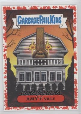 2018 Topps Garbage Pail Kids Oh, the Horror-ible - Retro Horror Sticker - Bloody Nose #10a - Amy T. Ville /75