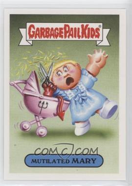 2018 Topps Garbage Pail Kids Oh, the Horror-ible - Retro Horror Sticker #3b - Mutilated Mary