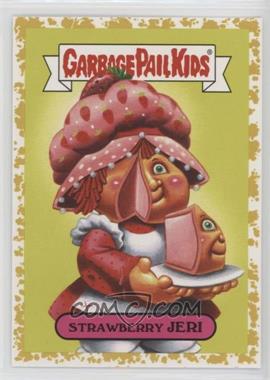 2018 Topps Garbage Pail Kids We Hate the '80s - '80s Cartoons Sticker - Fool's Gold #7a - Strawberry Jeri /50