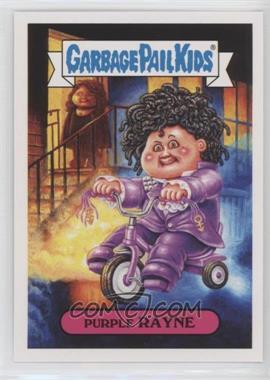 2018 Topps Garbage Pail Kids We Hate the '80s - '80s Celebrities Sticker #1b - Purple Rayne