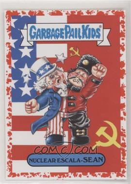 2018 Topps Garbage Pail Kids We Hate the '80s - '80s History Sticker - Bloody Nose #5b - Nuclear Escala-Sean /75
