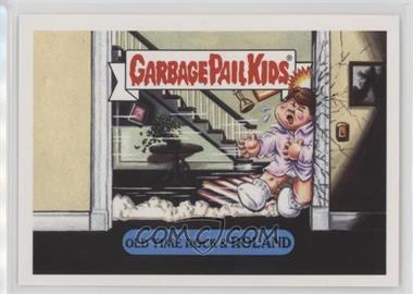 2018 Topps Garbage Pail Kids We Hate the '80s - '80s Movies Sticker #5a - Old Time Rock & Roland