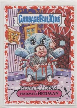 2018 Topps Garbage Pail Kids We Hate the '80s - '80s TV Shows & Ads Sticker - Bloody Nose #3b - Harmed Herman /75