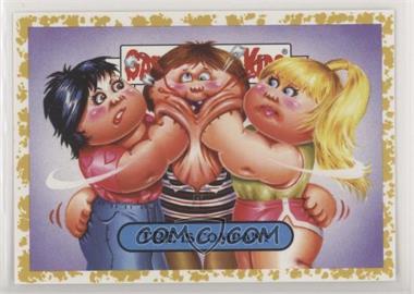 2018 Topps Garbage Pail Kids We Hate the '80s - '80s TV Shows & Ads Sticker - Fool's Gold #6a - Tre is Company /50