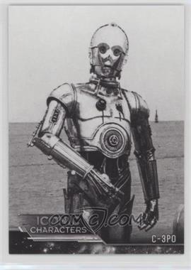 2018 topps star wars black and white iconic characters ic 6 c