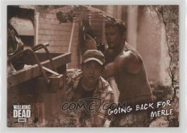 2018 Topps The Walking Dead Road to Alexandria - [Base] - Sepia #10 - Going Back for Merle /10