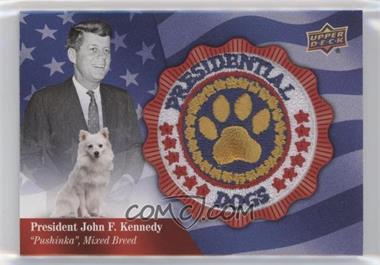 2018 Upper Deck Canine Collection - Presidential Dogs Patch Achievement #US-JFK - John F. Kennedy, Pushinka