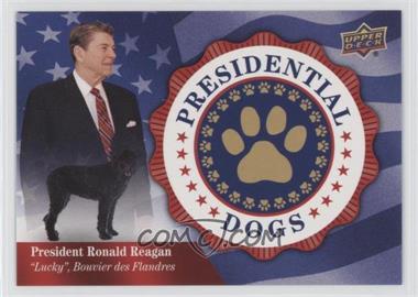 2018 Upper Deck Canine Collection - Presidential Dogs #US-19 - Tier 4 - Ronald Reagan, Lucky