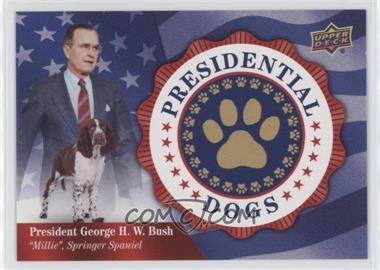 2018 Upper Deck Canine Collection - Presidential Dogs #US-29 - Tier 6 - George H. Bush
