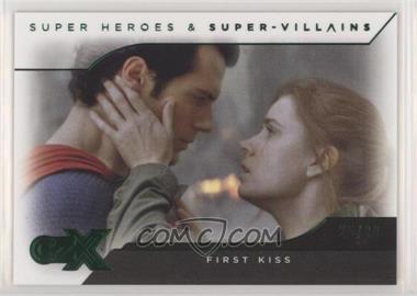 2019 Cryptozoic DC CZX Super Heroes & Super-Villains - [Base] - Green Deco Foil #36 - Man of Steel - First Kiss /30