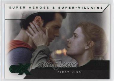 2019 Cryptozoic DC CZX Super Heroes & Super-Villains - [Base] - Green Deco Foil #36 - Man of Steel - First Kiss /30