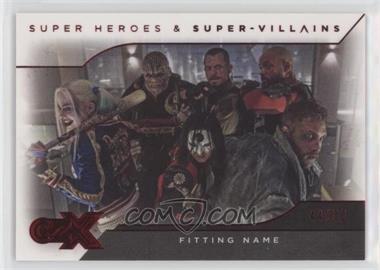 2019 Cryptozoic DC CZX Super Heroes & Super-Villains - [Base] - Red Deco Foil #20 - Suicide Squad - Fitting Name /80