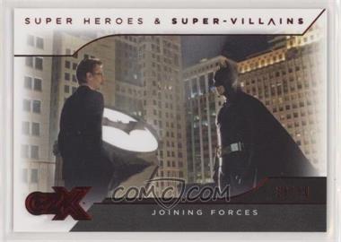 2019 Cryptozoic DC CZX Super Heroes & Super-Villains - [Base] - Red Deco Foil #54 - Batman Begins - Joining Forces /80