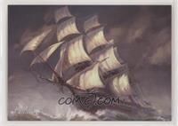 Colonial Ship Painting