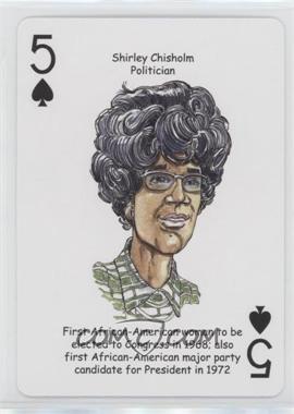2019 Hero Decks Black America 2 Playing Cards - [Base] #5S - Shirley Chisholm