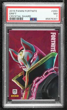 2019 Panini Fortnite - [Base] - Crystal Shard #263 - Drift [PSA 7 NM]