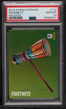 2019 Panini Fortnite - [Base] - Holofoil #112 - Drumbeat [PSA 10 GEM MT]