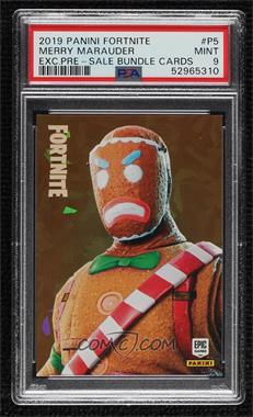 2019 Panini Fortnite - Cracked Ice Promo #P5 - Merry Marauder [PSA 9 MINT]